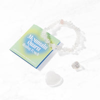 Myga Eco - Stone Pouch Collection: Set of 3 Sacred Treasures - Choice Of 3 Crystals