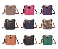 The Small Bamboo Fastening Bucket Bag Mobile Bag-S9353