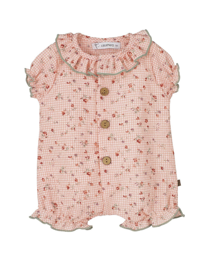 Baby Girl Pink One Piece Romper