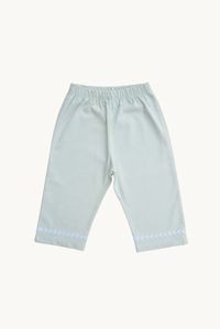 Baby/Kids Leaves Embroidery Summer trousers 100% Cotton