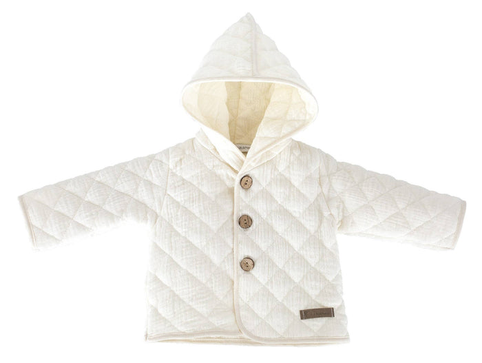 Cream Quilted Jacket