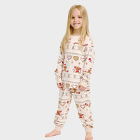 Christmas Cookie Pajamas Beige – Kids