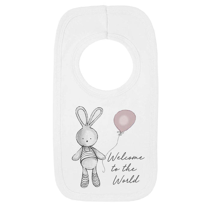 Welcome Balloon Baby Bib