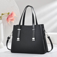 Classic Silver Hardware Medium Size 3 compartment Tote Bag