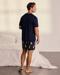 Christmas Chip the Cockapoo Portraits Print Short Pyjama Set