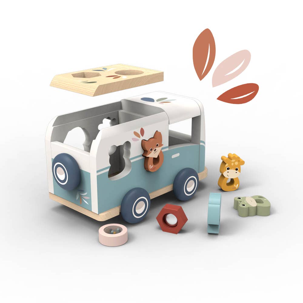 Speedy Monkey Shape sorter van