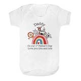 Daddy 1st Father's Day  Rainbow Animals