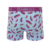 Aubergine - emoji®- Mens Cotton Boxer Shorts