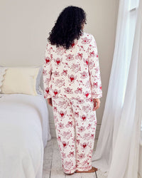 Chelsea Peers - Valentine's Cherubs Print Long Pyjama Set