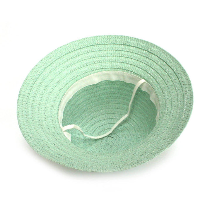 Children's Rabbit Foldable Hat and Matching Bag with Strap - Green