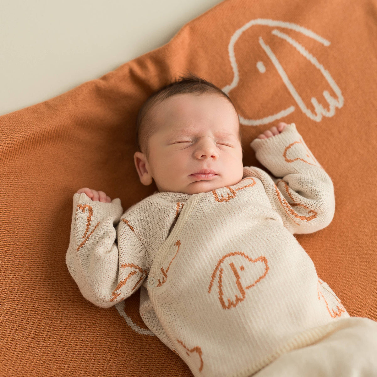 Micu Micu - Baby Blanket With Cute  Dog Design