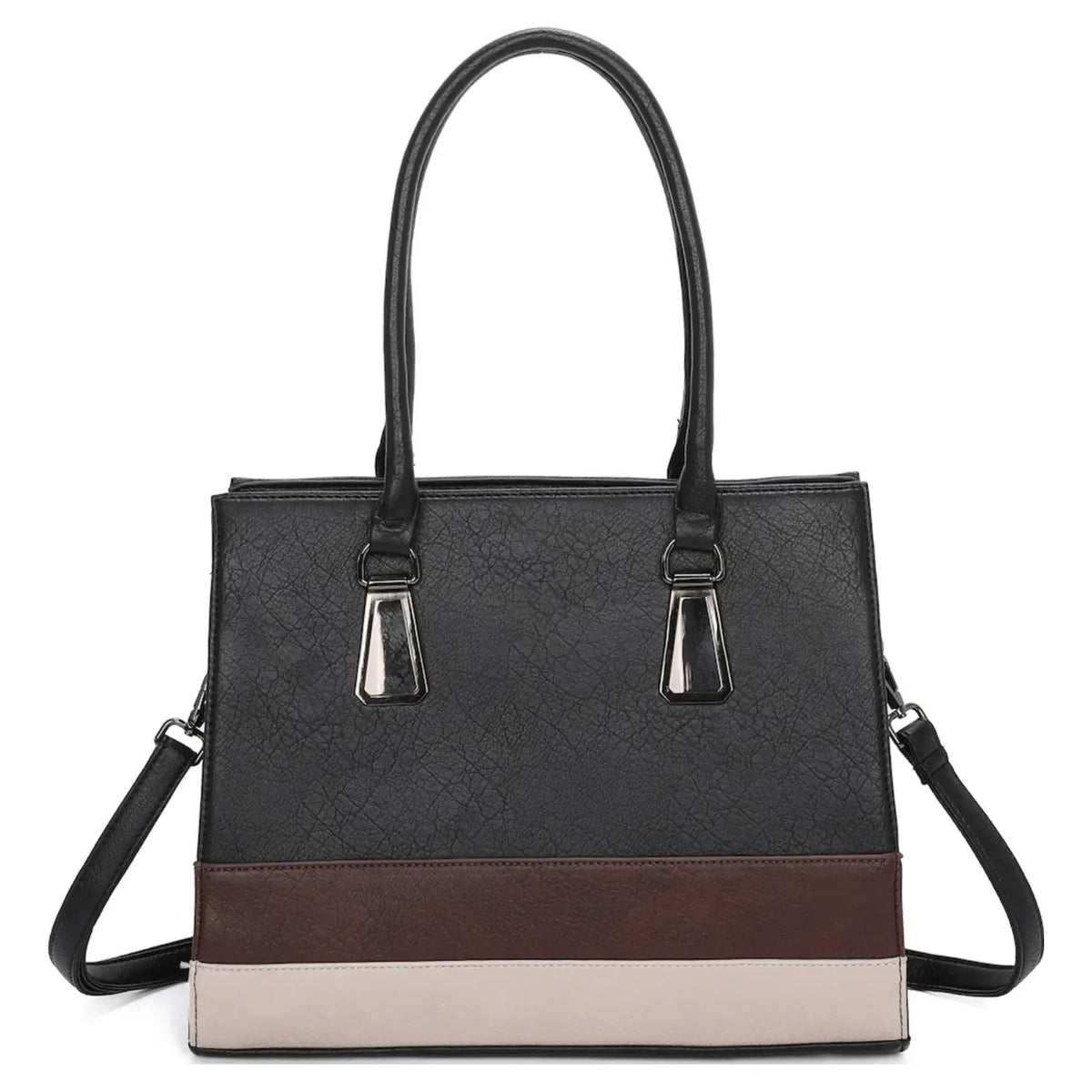 Classic Multi-Compartments Tote bag A4 Work Bag Shoulder Bag