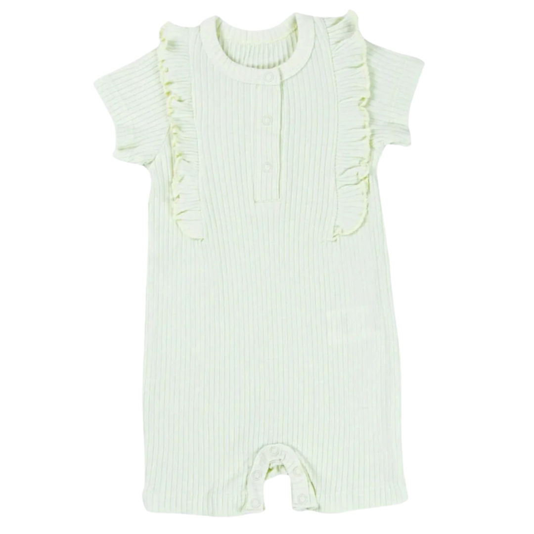 Pistachio Green Baby Summer Rompers – 2 Sizes