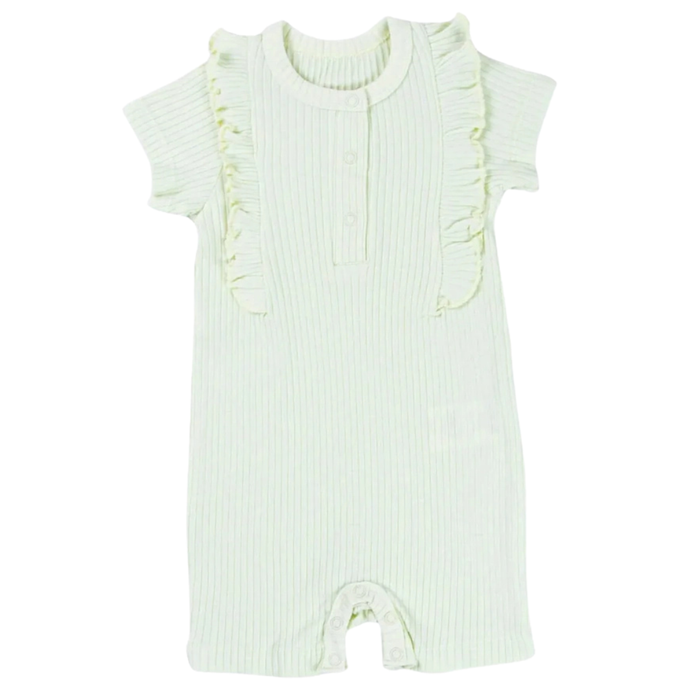 Pistachio Green Baby Summer Rompers – 2 Sizes