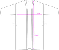 FULL LENGTH LIGHTWEIGHT CARDIGAN WITH SIDE POCKETS 