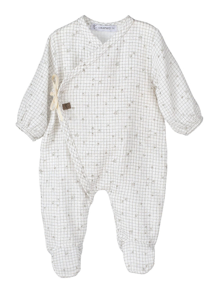 100% Cotton Kimono Sleepsuit
