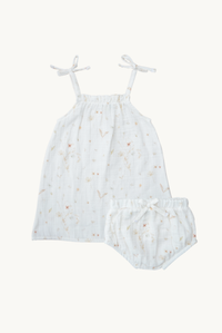 Baby Flower Patterned Muslin Bloomers 100% Cotton