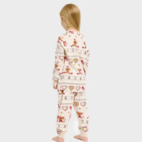 Christmas Cookie Pajamas Beige – Kids