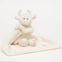 Jomanda Soft Toys & Accessories - Highland Cow Soft Toy Baby Soother Cream 29CM X 29CM