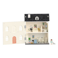 Classic World Vintage Doll House Wooden FSC Pretend Play