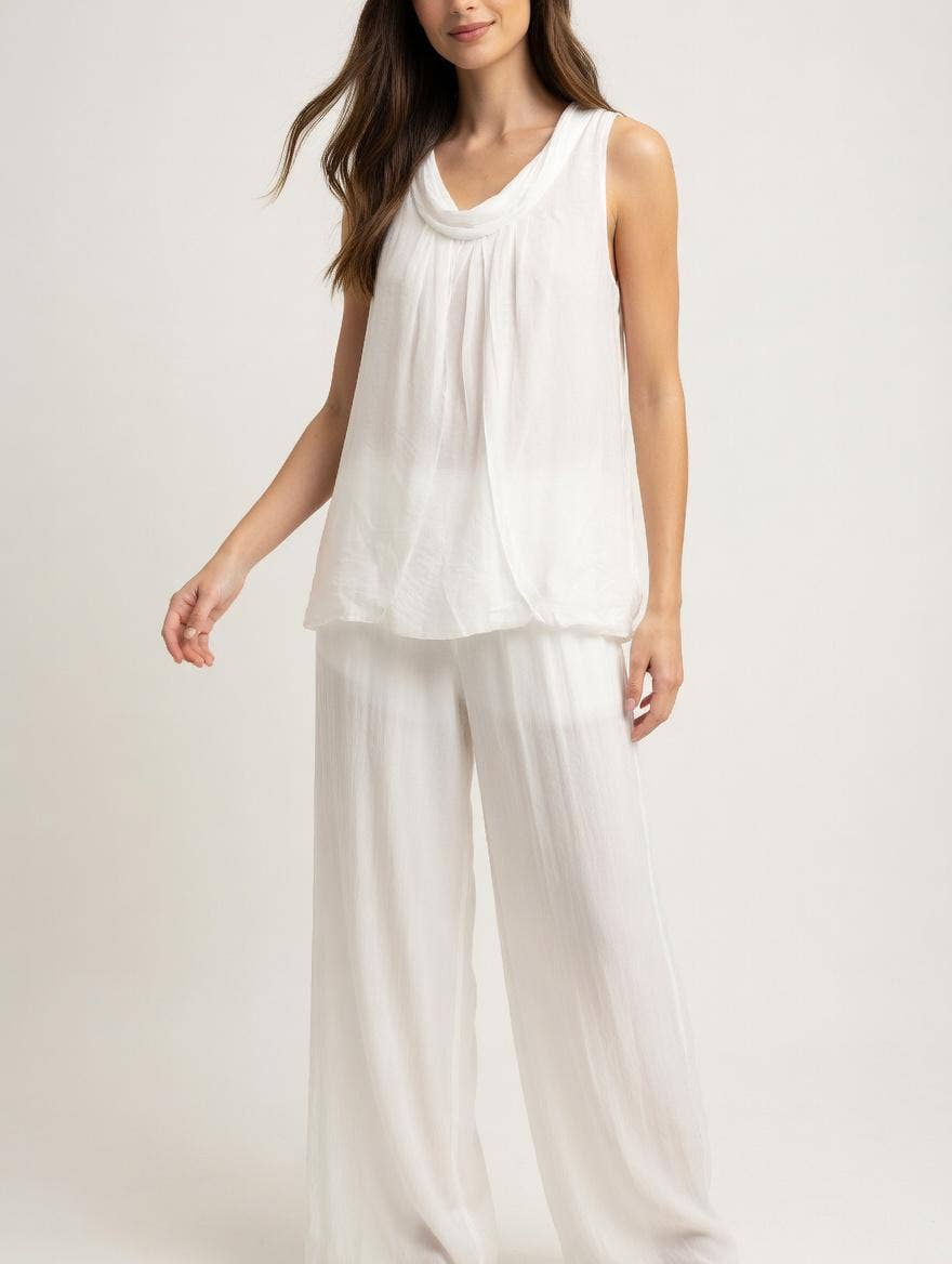 Silk Puff Vest