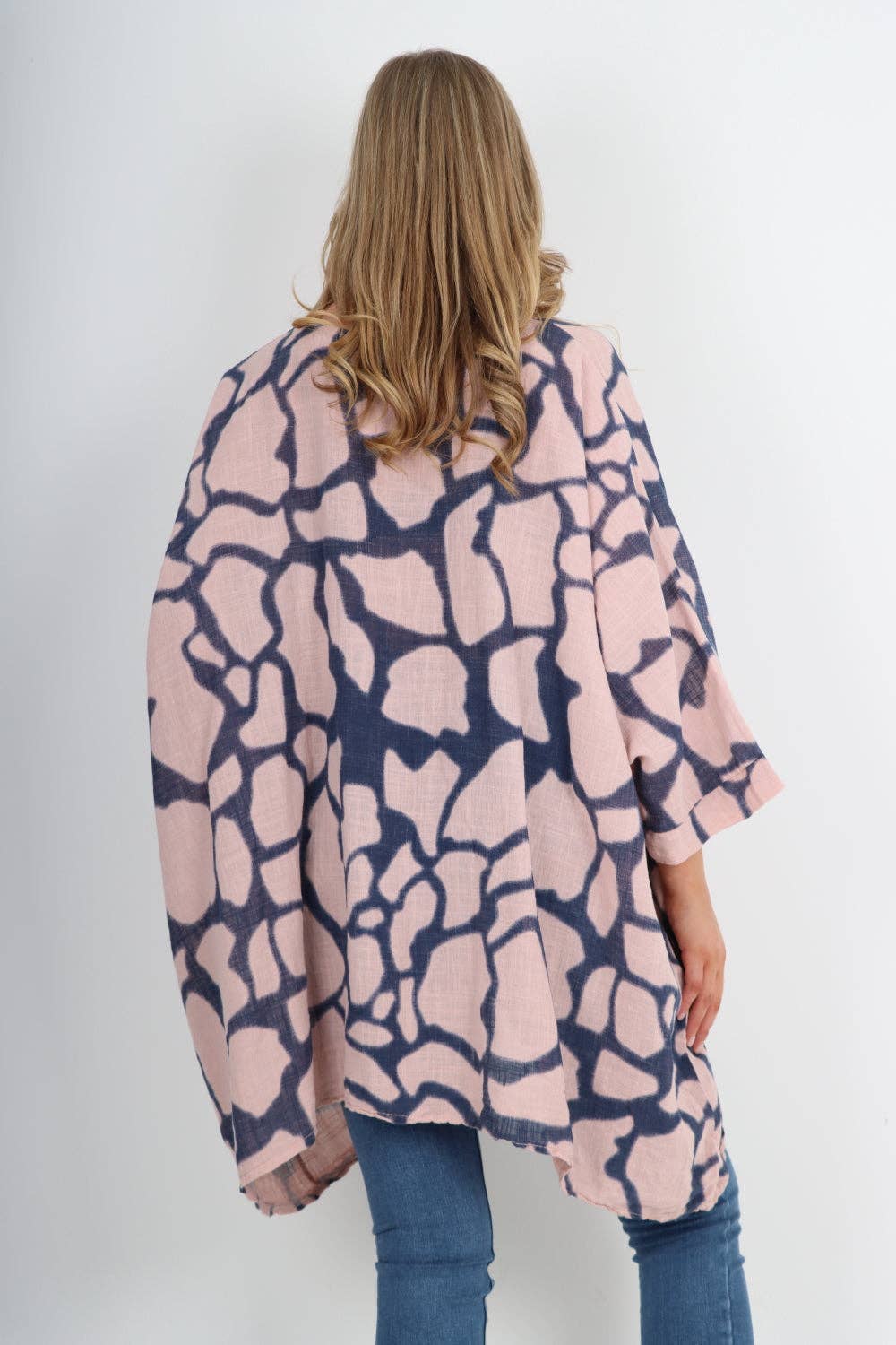 Italian Animal Print Oversized Boxy Top