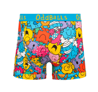 Mr Men Multi - Mens Cotton Boxer Shorts