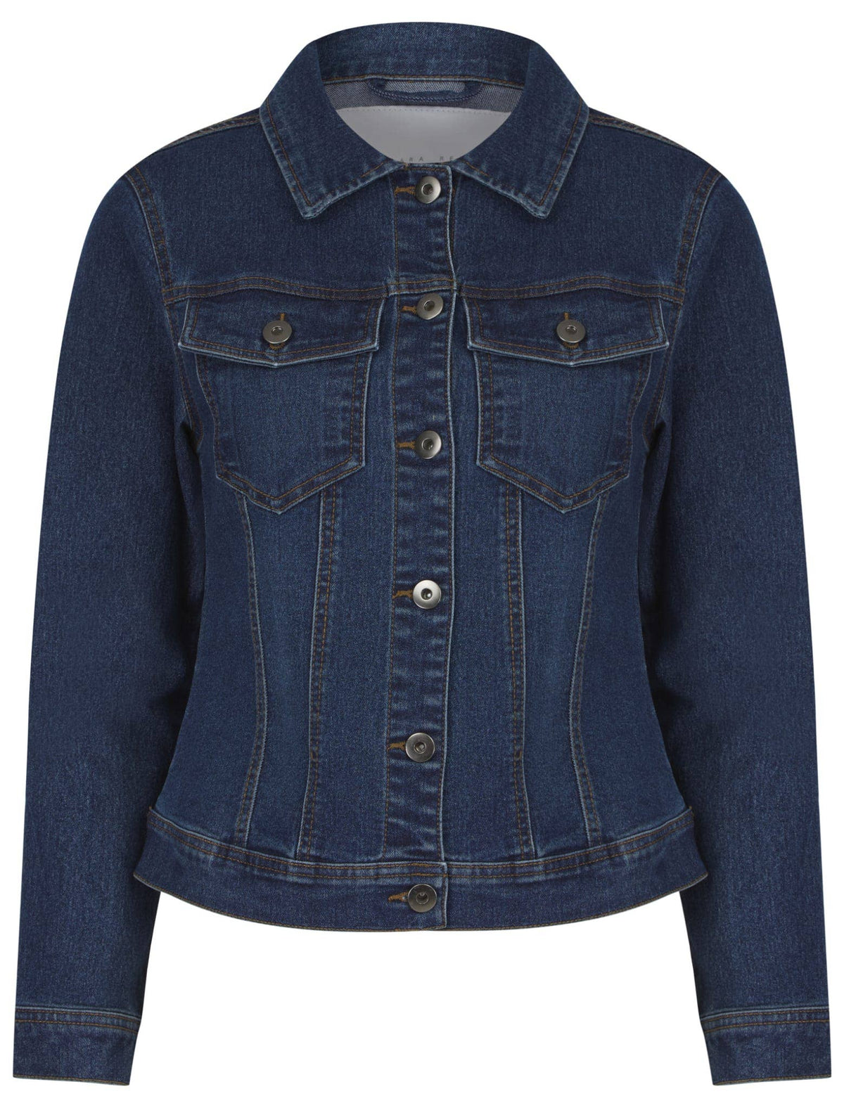 Kurt Muller Mid Denim Blue Cotton Stretch Jacket