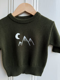 Mountains Knit Baby Jumper