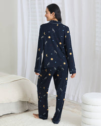 Chelsea Peers - TENCEL™ Modal Celestial Zebra Long Pyjama Set