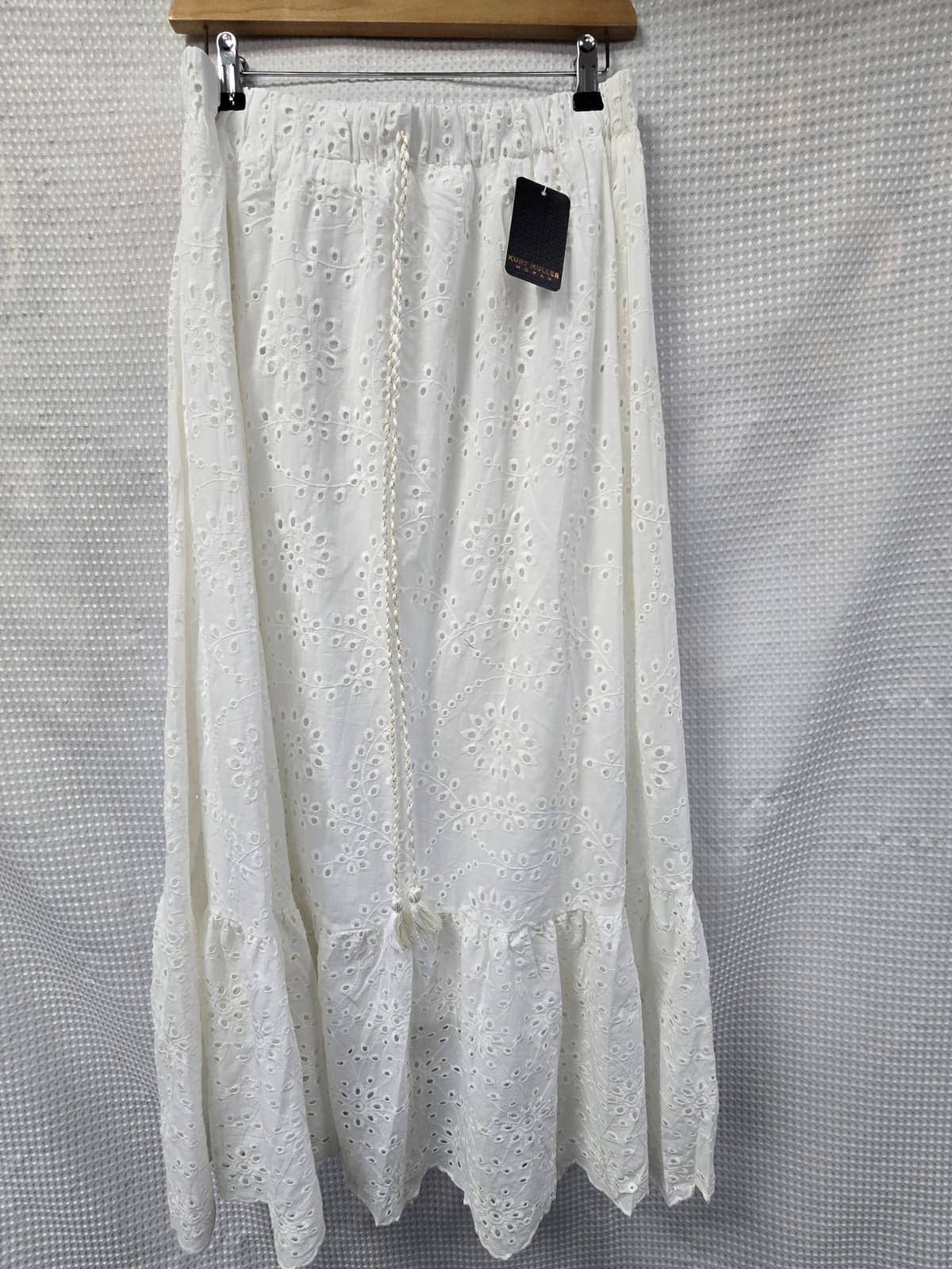 Sunflower Crochet Cotton Maxi Skirt