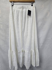 Sunflower Crochet Cotton Maxi Skirt