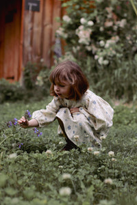 Baby / Girl Flower Patterned Dress with Balloon Sleeves