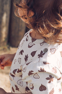 Kids/Baby Summer T-shirt Fig pattern 100% Cotton