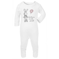 Welcome Balloon Design Babygrow Bodysuit