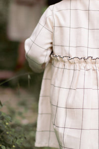 Baby / Girl Check Patterned Dress 100% Cotton OEKO-TEX