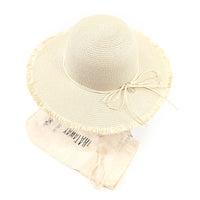 Women's Tree of Life Wide Brim Foldable Hat (57cm) - Natural
