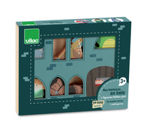 Vilac Wooden Castle Story Wooden Castle Playset with Figures