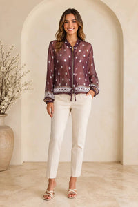 Italian Women’s Zip-Up Bomber Jacket - 3 Designs