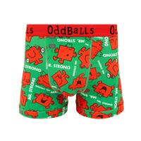 Mr Strong  - Mr Men - Mens Cotton Boxer Shorts