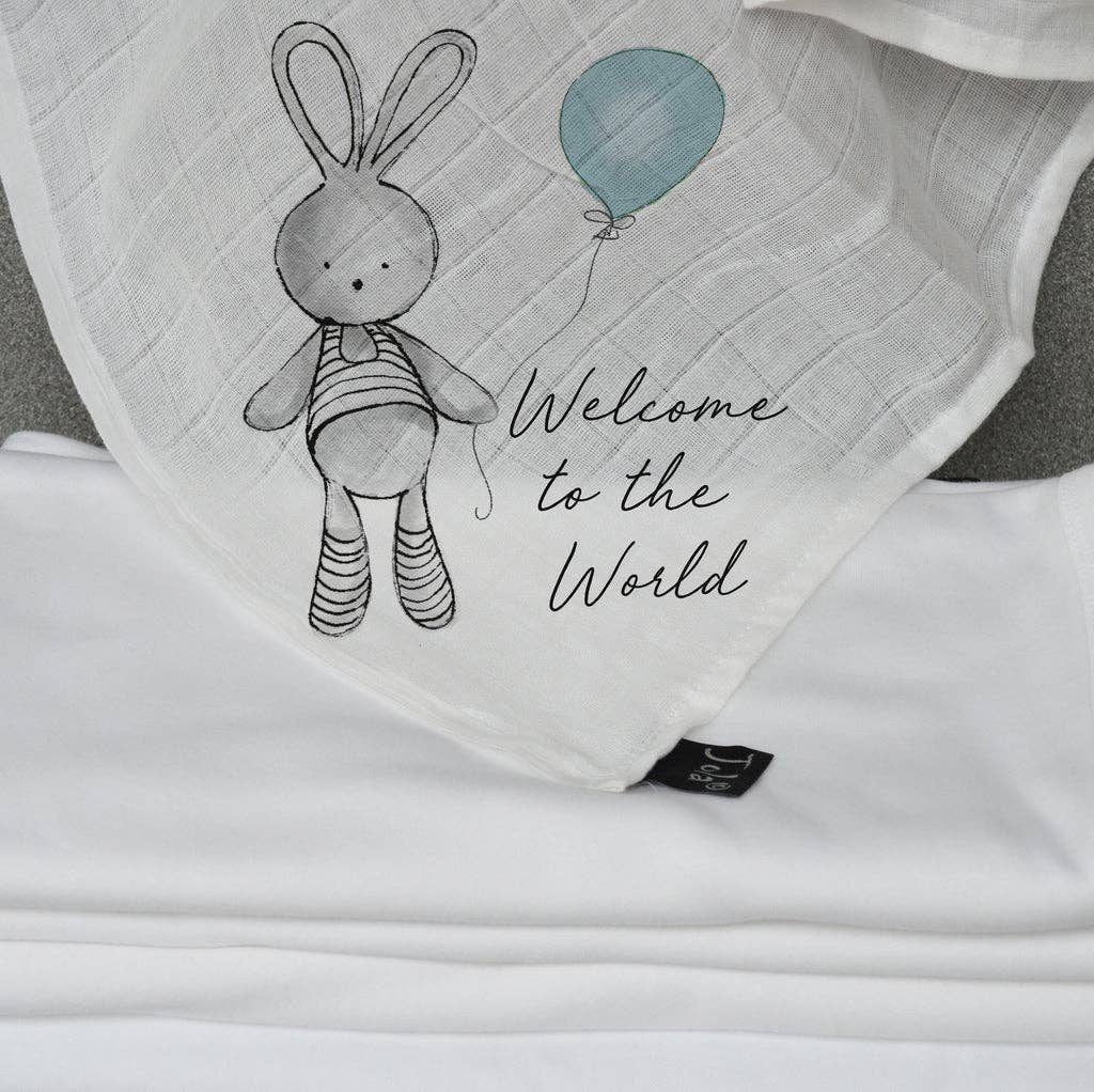 Welcome Balloon Muslin