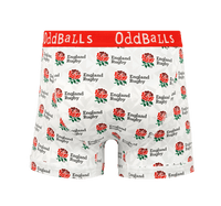 England Rugby Union Home 25/26 - Mens Cotton Boxer Shorts