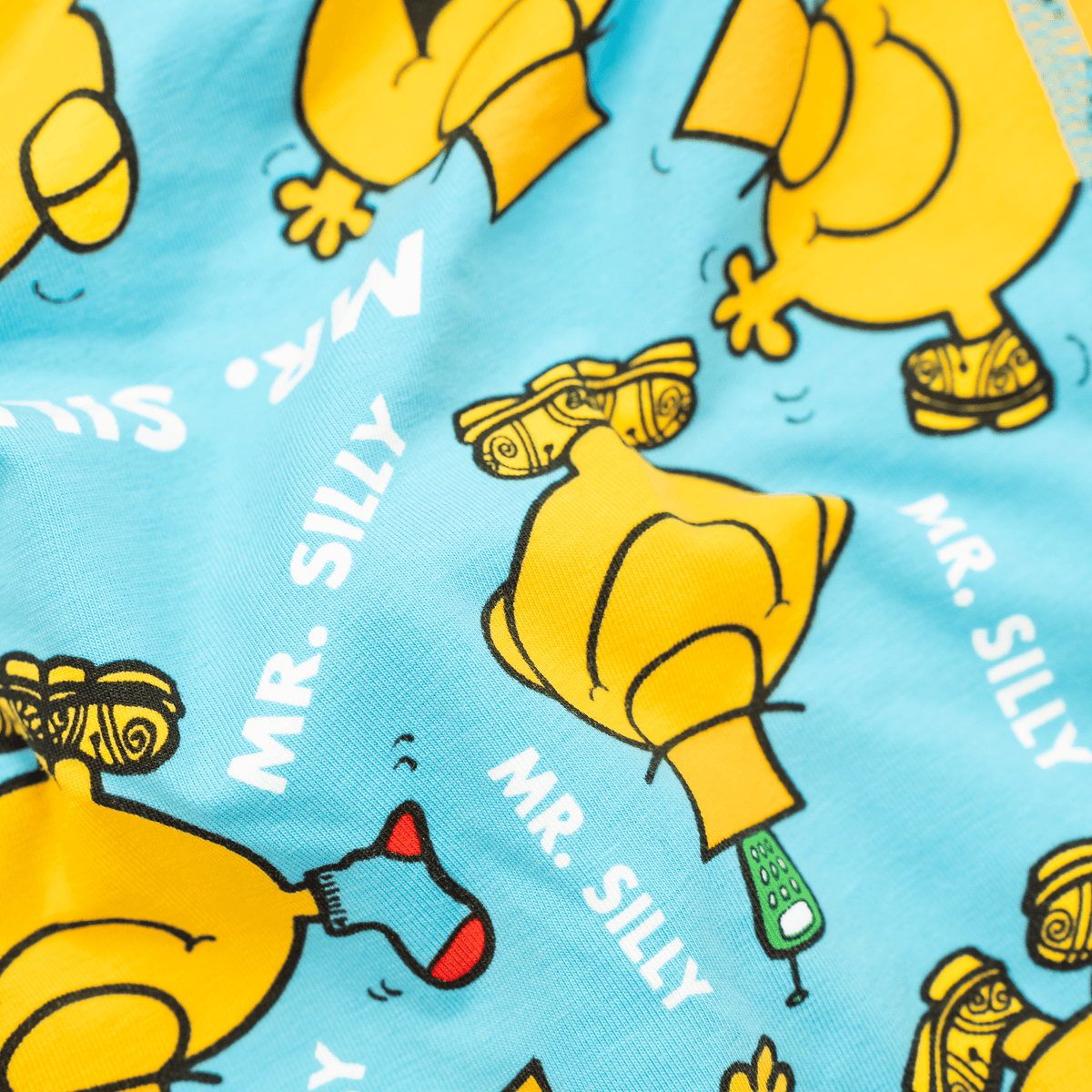 Mr Silly - Mr Men - Mens Cotton Boxer Shorts