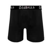 Mens Bamboo Boxer Shorts - Classic Black