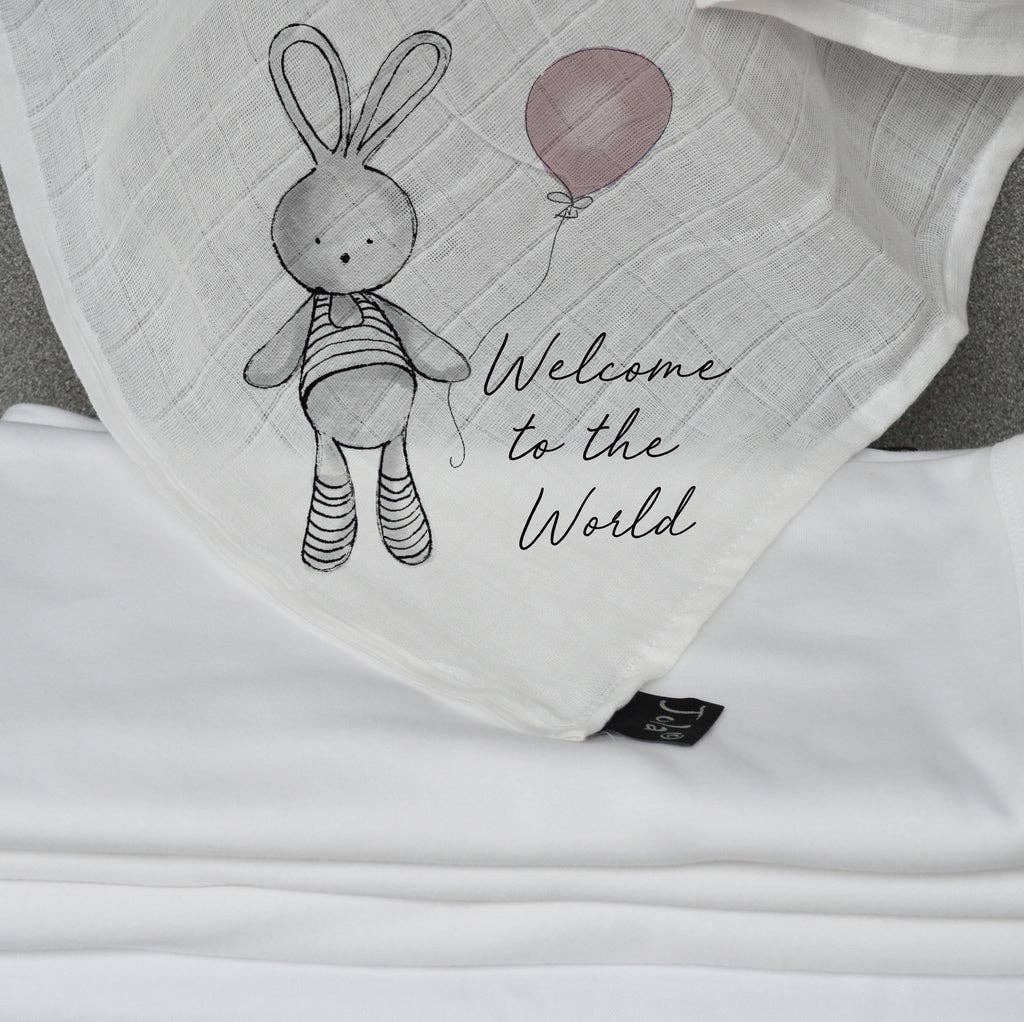 Welcome Balloon Muslin