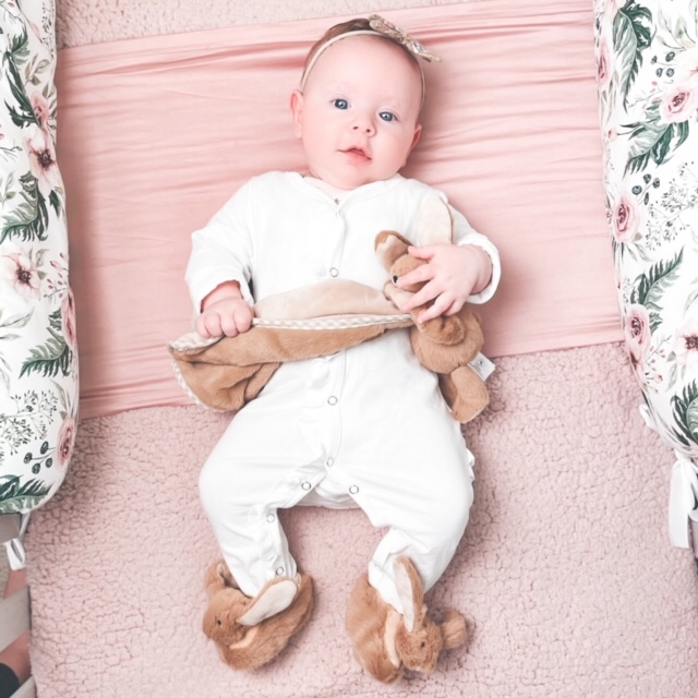 Bunny Baby Soft Slippers - (0-6months)