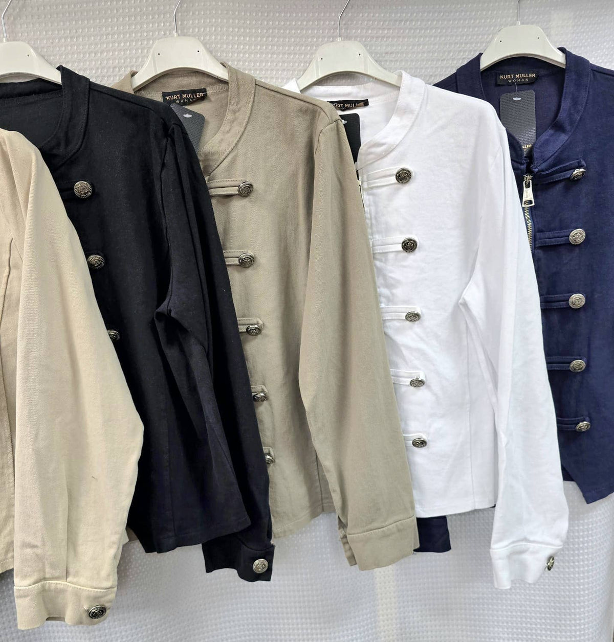 Military Cotton Zip Jacket
