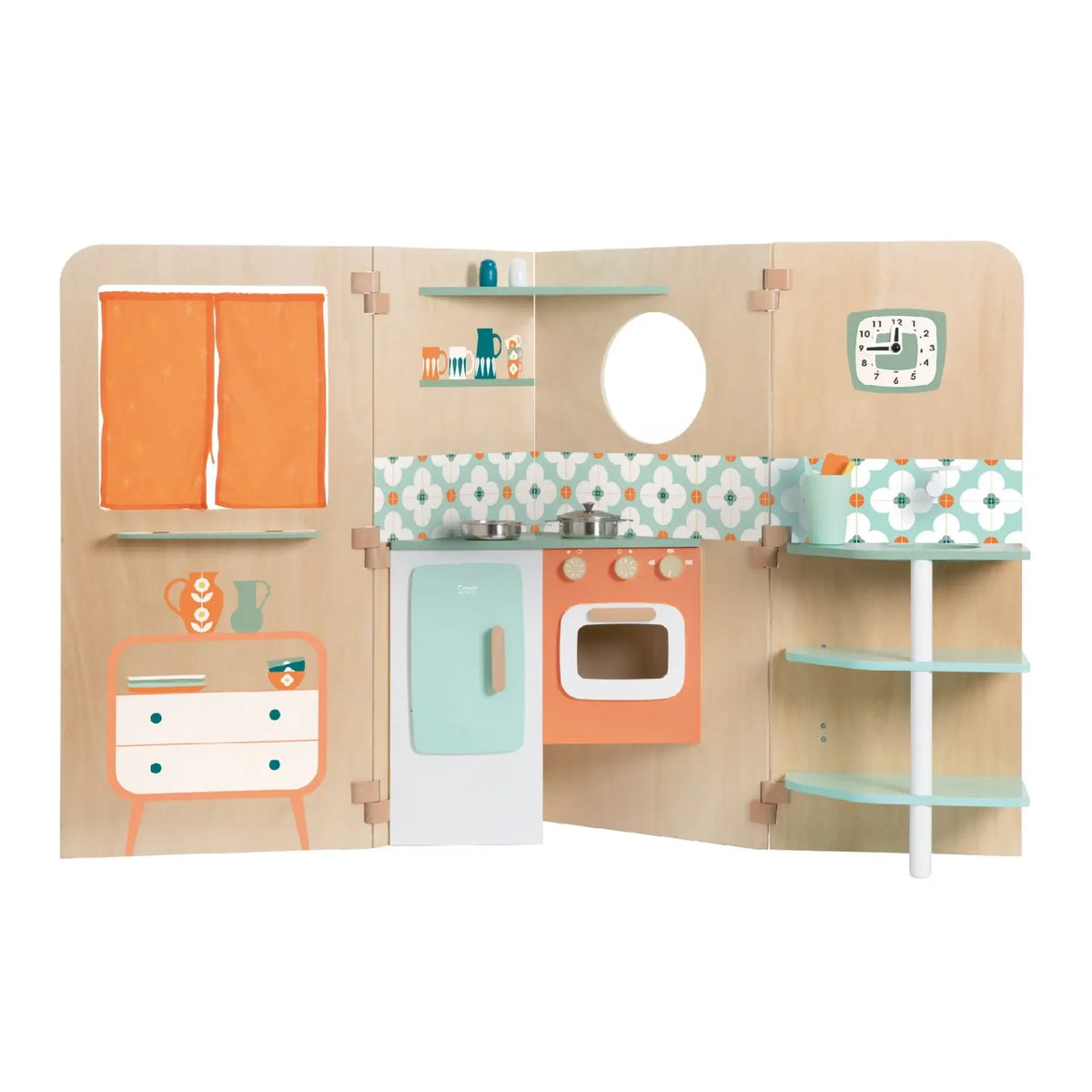 Classic World My Little Home Folding Wooden Play house Toy