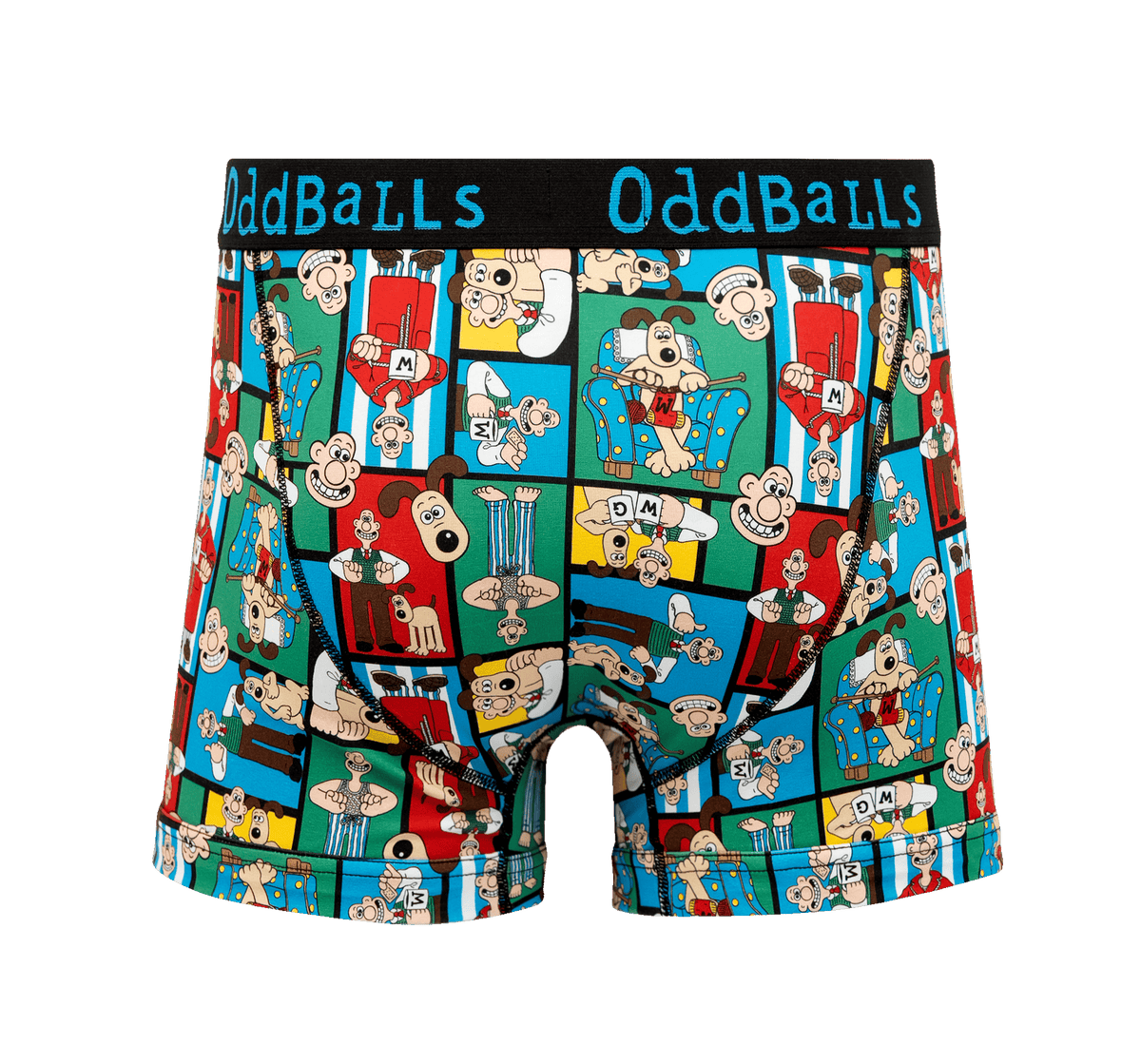 Wallace & Gromit - Mens Cotton Boxer Shorts