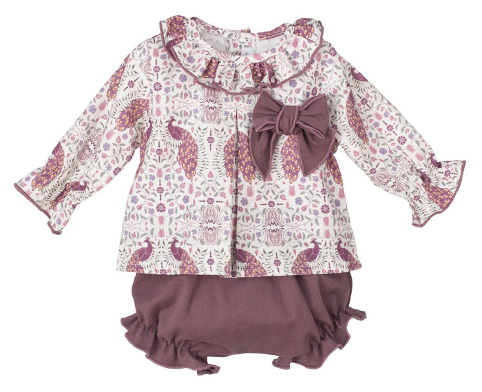 Baby Girl 2 piece set with Bow detail